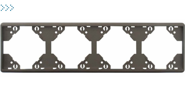 Горизонтальная 4-ная рамка, графит (50941 TGR) Горизонтальная 4-ная рамка, графит (50941 TGR)